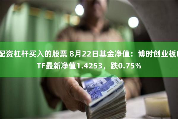 配资杠杆买入的股票 8月22日基金净值：博时创业板ETF最新净值1.4253，跌0.75%